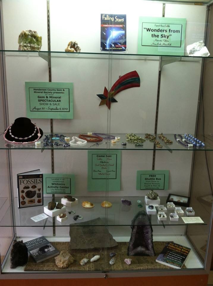 Mineral Show in the Whitmire Activity Building - Toms Park, Allen Street Hendersonville , NC