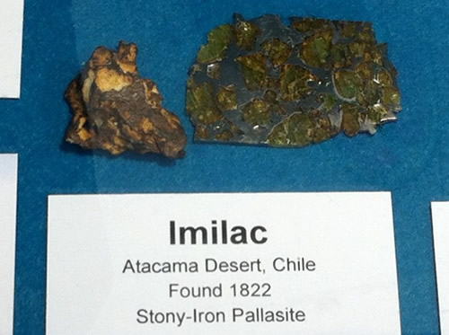 Imilac Meteorite Display at PARI - Pisgah Astronomical Research Institute - Things to do near Meadowbrook Log Cabin