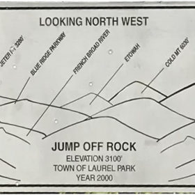 What you can see from Jump Off Rock - Jump Off Rock - Laurel Park History Drive to Jump Off Rock - Things to do near Meadowbrook Log Cabin, Hendersonville, NC