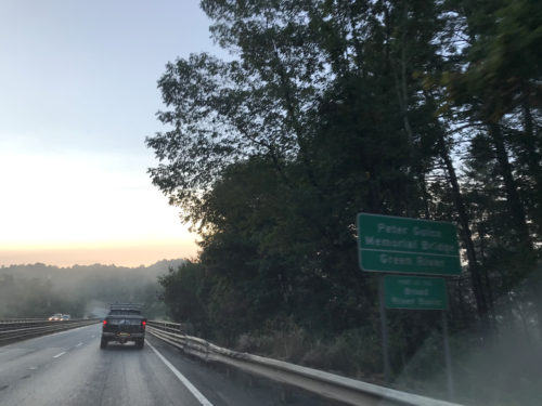 I-26 and the Peter Guice Bridge – Driving to Meadowbrook Log Cabin