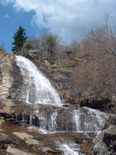 Upper Falls in Graveyard Fields - Things to do near Meadowbrook Log Cabin