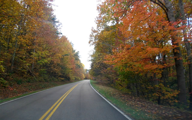 The Blue Ridge Parkway in Autumn