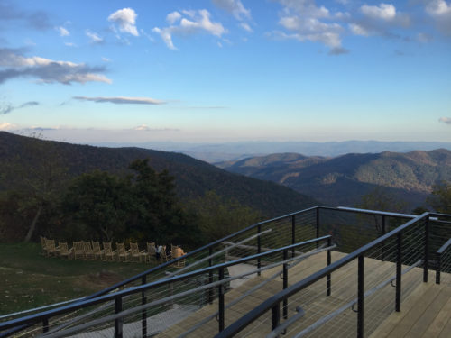 The View from Pisgah Inn – Meadowbrook Log Cabin