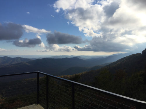 The View from Pisgah Inn – Meadowbrook Log Cabin