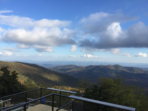 The View from Pisgah Inn – Meadowbrook Log Cabin