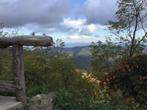 The View from Pisgah Inn – Meadowbrook Log Cabin