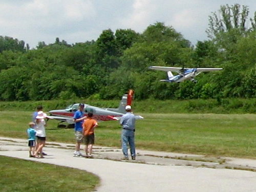 Getting a ride in a vintage plane at the Western North Carolina Air Museum Air Fair - Western North Carolina Air Museum and Air Fair – Things to do near Meadowbrook Log Cabin