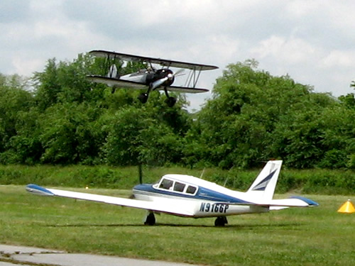 Vintage Plane offering plane rides - Western North Carolina Air Museum and Air Fair – Things to do near Meadowbrook Log Cabin