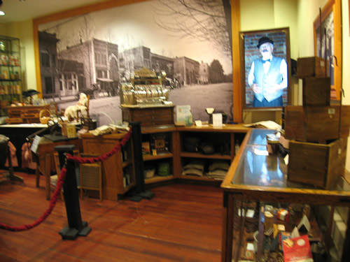 Golden Age: The Shepherd Store Recreation at the Henderson County Heritage Museum in the Henderson County Historic Courthouse – Things to do near Meadowbrook Log Cabin