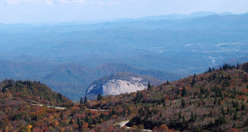 Shining Rock near Meadowbrook Log Cabin