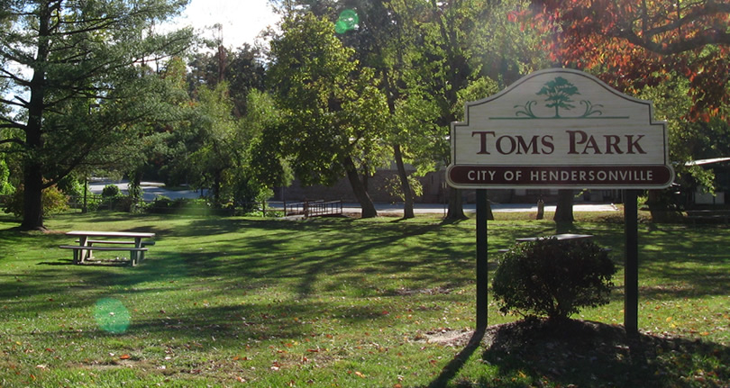 Toms Park, Allen Street Hendersonville , NC