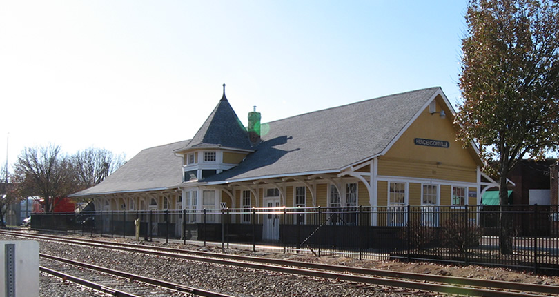 Historic Hendersonville Train Depot – Things to do near Meadowbrook Log Cabin