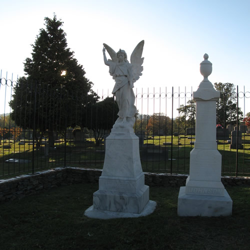 Look Homeward Angel (Thomas Wolfe's Angel) - Look Homeward Angel at Oakdale Cemetery – Near Meadowbrook Log Cabin, Hendersonville, NC