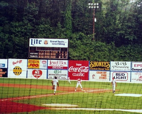 Asheville Tourists Minor League Baseball - Things to do near Meadowbrook Log Cabin