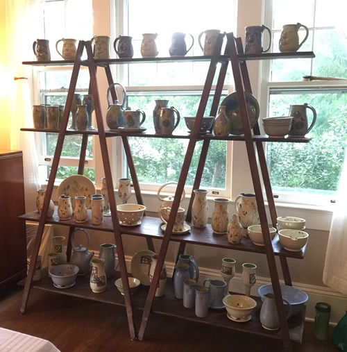 Hand crafted Pottery in a home studio in Druid Hills near Meadowbrook Log Cabin - Open Studio Tour of Henderson County - near Meadowbrook Log Cabin, Hendersonville, NC
