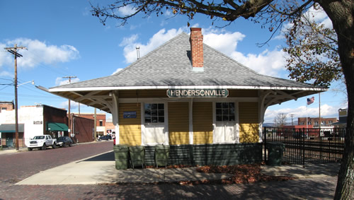 Historic Hendersonville Train Depot – Things to do near Meadowbrook Log Cabin