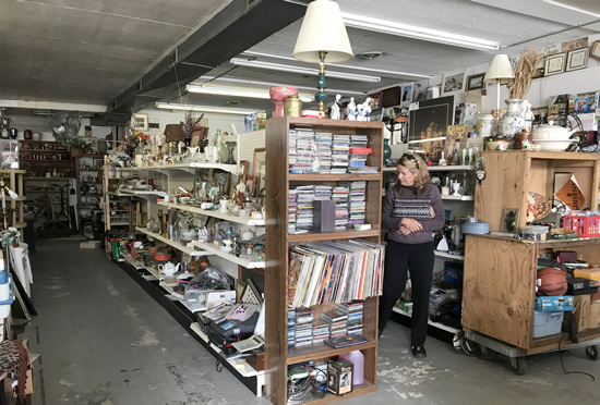 There is an overwhelming amount of stuff - Junk & Disorderly – Indoor Flea Market near Meadowbrook Log Cabin