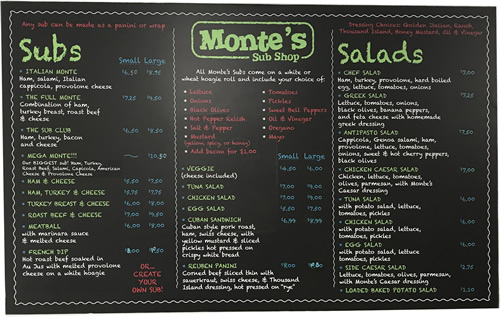 Monte’s Sub Shop and The Taproom at Monte’s