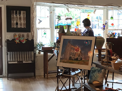 Locally made Art and Crafts at Firefly Craft Gallery in Historic Flat Rock