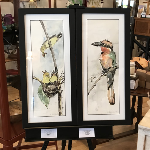 Original Watercolors by Janet Leazenby l Firefly Craft Gallery in Historic Flat Rock