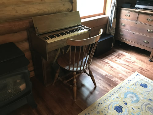 Folding Portable Organ from Estey Organ Company at Meadowbrook Log Cabin