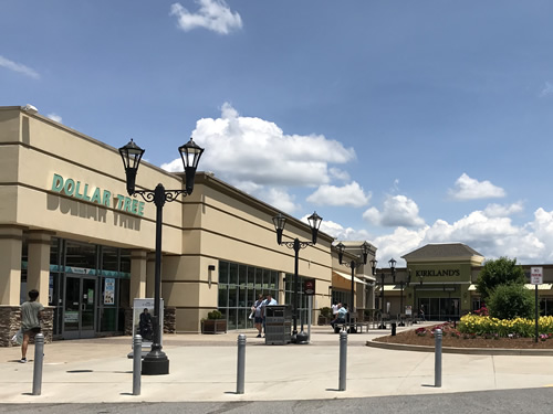 Dollar Tree, Game Outlet and Kirkland's at Field & Stream at Asheville Outlets, Our Local Outlet Mall