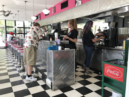 Pop's 5 Points Diner in Hendersonville, NC