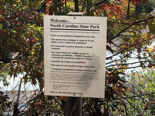 Toxaway Falls is now part of the North Carolina State Park System