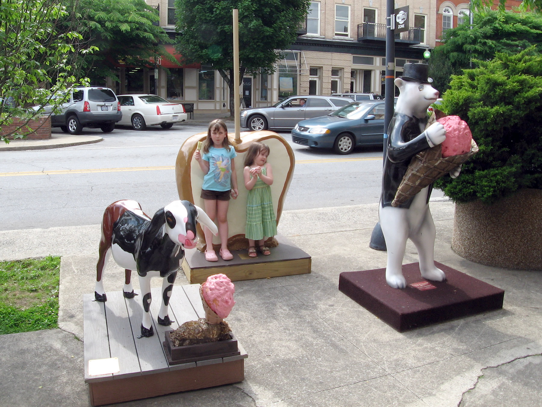 Public Art Walk in Hendersonville, NC