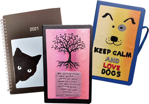 Kat’s Kreative Klay Planners, Journals and Sketchbooks