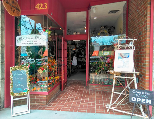 A Walk in the Woods in Historic Downtown Hendersonville